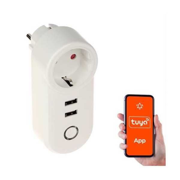 SMART HOME WIFI SMART SOCKET / USB ATLO-P1U2-TUYA GENWAY