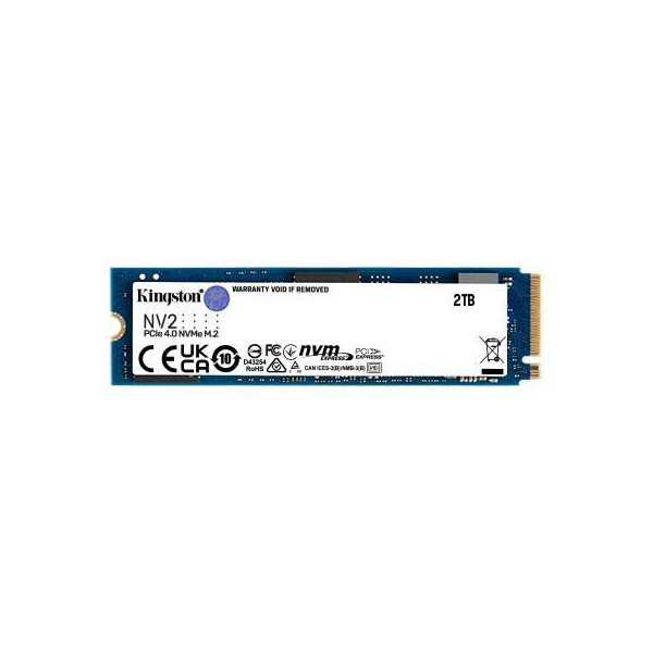 SSD|KINGSTON|NV2|2TB|M.2|PCIE|NVMe|Rašymo greitis 2800 MB/sek|Nuskaitymo greitis 3500 MB/sek| 2.2mm |TBW 640 TB |MTBF 1500000 va