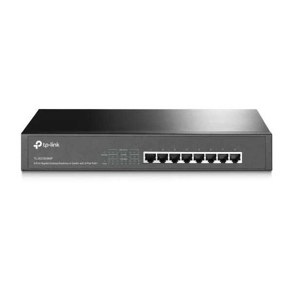 Jungiklis| TP-LINK |TL-SG1008MP|Stalinis kompiuteris/pjedestalas|Stova|PoE+ prievadai 8|TL-SG1008MP