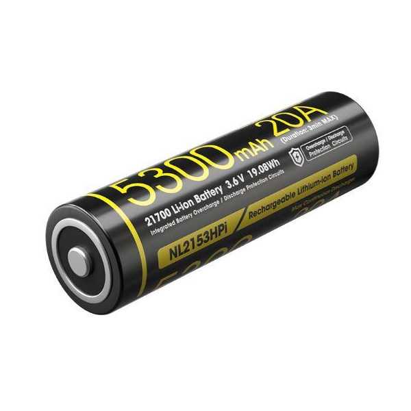 BATTERY RECH. LI-ION 3.6V / NL2153HPI (5300MAH) NITECORE