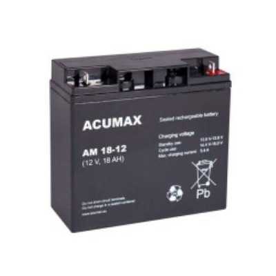 BATTERY 12V 18AH VRLA/AM18-12 ACUMAX EMU