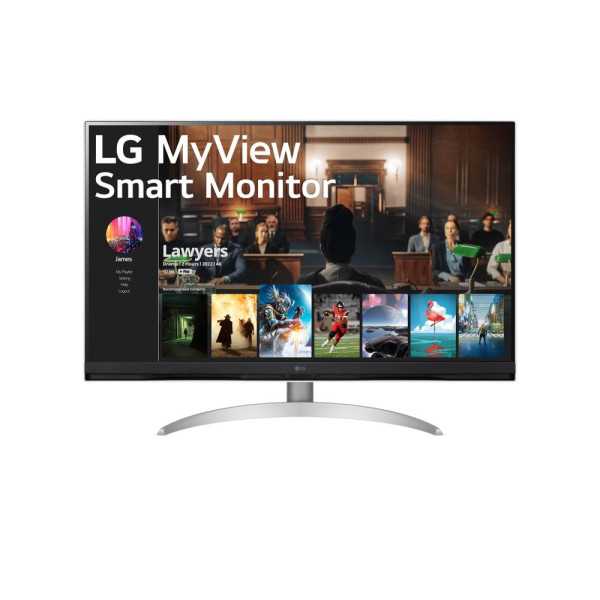 LCD monitorius| LG |MyView 32''|31,5"|Smart/4K|Skydas VA|3840x2160|16:9|5 ms|Garsiakalbiai|Pakreiptas|Spalva balta|32SQ700S-W