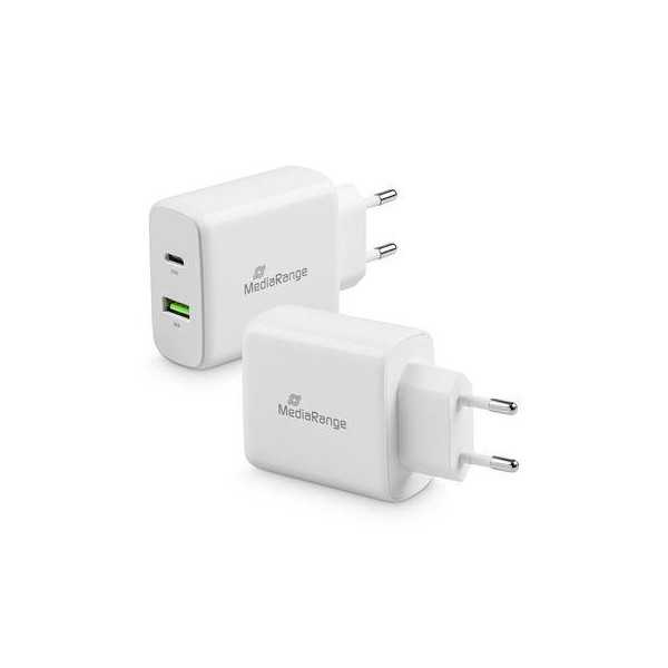 POWER ADAPTER USB/USB-C 43W/FAST MRMA113 MEDIARANGE