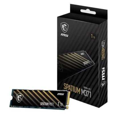 SSD|MSI|SPATIUM M371|1TB|M.2|PCIE|NVMe|3D NAND|Write speed 1700 MBytes/sec|Read speed 2350 MBytes/sec|2.15mm|TBW 210 TB|MTBF 150