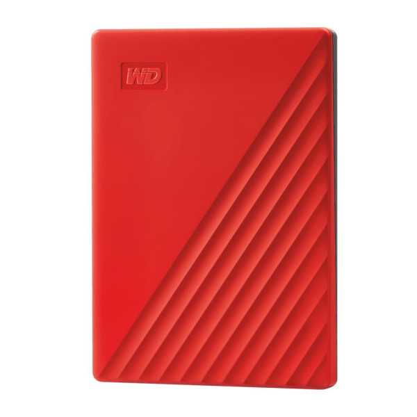 Išorinis HDD|WESTERN DIGITAL|Mano pasas|2TB|USB 2.0|USB 3.0|USB 3.2|Spalva raudona|WDBYVG0020BRD-WESN