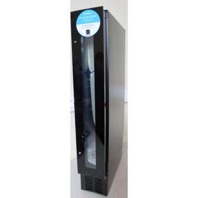 SALE OUT. Candy CCVB 15/1 Wine Cooler, Built-in, Bottles Capacity 7, Black,DAMAGED PACKAGING, SCARTCHED BOTTOM, DENTS ON CORPUS 