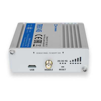 LTE Gateway: No WiFi, 4G, SIM, R485 port, Micro USB | LTE Gateway | TRB145 | No Wi-Fi | Mbit/s | Mbit/s | Ethernet LAN (RJ-45) p