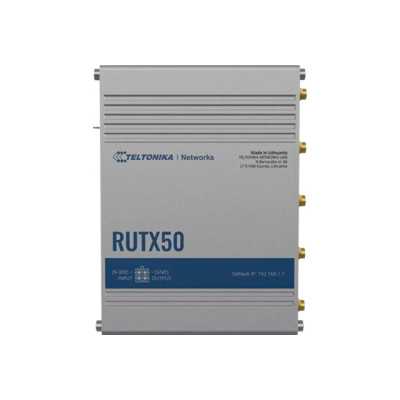 INDUSTRIAL 5G ROUTER | RUTX50 | 802.11ac | 867 Mbit/s | 10/100/1000 Mbps Mbit/s | Ethernet LAN (RJ-45) ports 5 | Mesh Support Ye