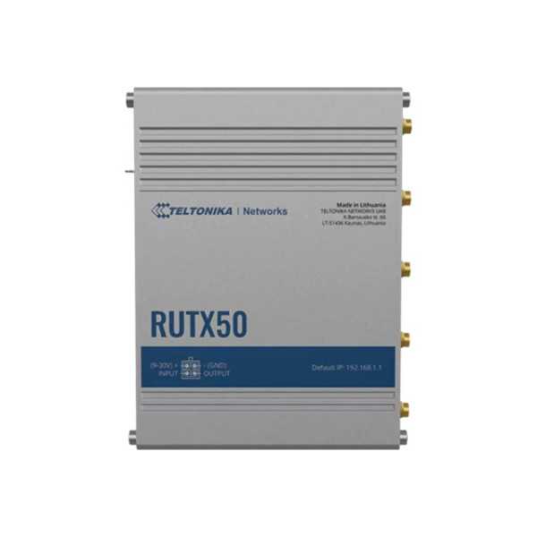 PRAMONINĖS 5G MARŠRUTAUTIS | RUTX50 | 802.11ac | 867 Mbit/s | 10/100/1000 Mbps Mbit/s | Ethernet LAN (RJ-45) prievadai 5 | Mesh 