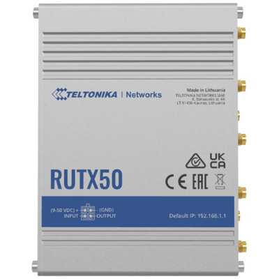 INDUSTRIAL 5G ROUTER | RUTX50 | 802.11ac | 867 Mbit/s | 10/100/1000 Mbps Mbit/s | Ethernet LAN (RJ-45) ports 5 | Mesh Support Ye