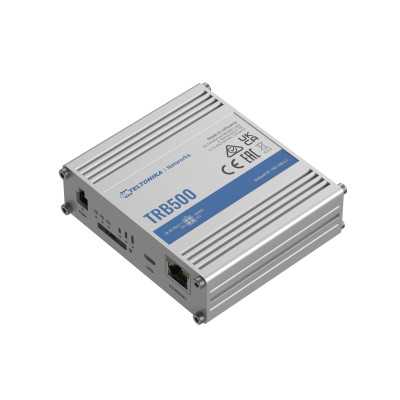 Industrial 5G Gateway | TRB500 | No Wi-Fi | Mbit/s | 10/100/1000 Mbps Mbit/s | Ethernet LAN (RJ-45) ports 1 | Mesh Support No | 