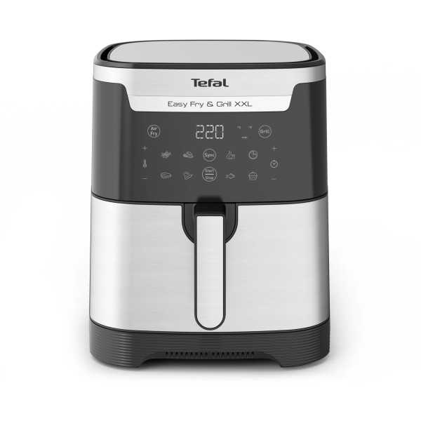 TEFAL Easy Fry and Grill XXL gruzdintuvė | EY801D | Galia 1830 W | Talpa 6,5 L | Juodas/nerūdijantis plienas