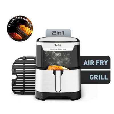 TEFAL Easy Fry and Grill XXL Fryer | EY801D | Power 1830 W | Capacity 6.5 L | Black/Stainless Steel