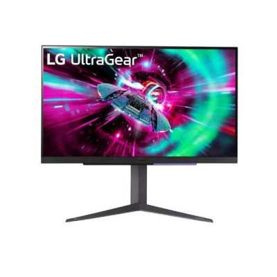 LCD Monitor|LG|27GR93U-B|27"|Gaming/4K|Panel IPS|3840x2160|16:9|144Hz|Matte|1 ms|Pivot|Height adjustable|Tilt|27GR93U-B