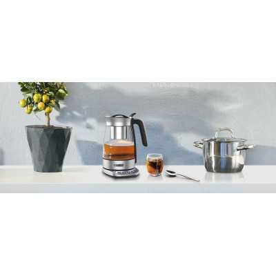 Muse MS-320T | Tea Kettle | 2200 W | 1.2 L | Stainless steel | 360 rotational base | Stainless steel/Black