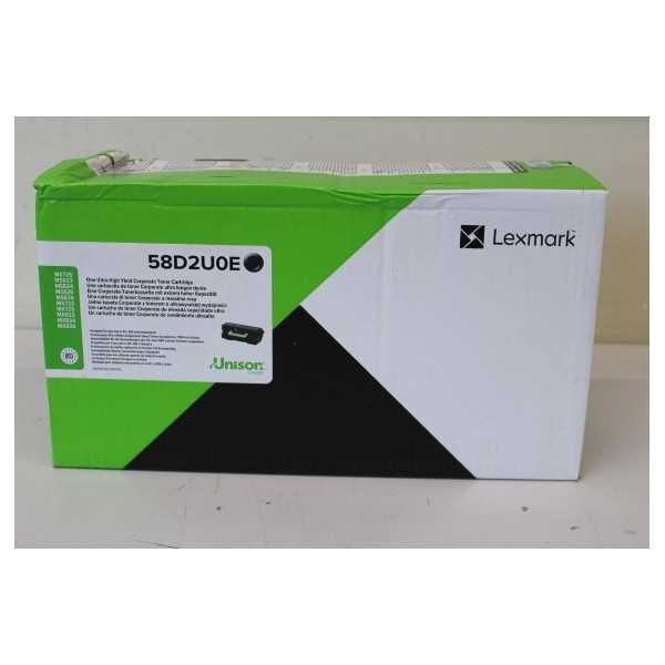 SALE OUT. Lexmark 58D2U0E Black Ultra High Yield Corporate Toner Cartridge, DAMAGED PACKAKING | 58D2U0E | Toner cartridge | Blac