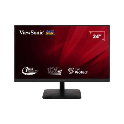 LCD Monitor|VIEWSONIC|VA2408-MHDB|23.8"|Panel IPS|1920x1080|16:9|100Hz|Matte|1 ms|Speakers|Tilt|Colour Black|VA2408-MHDB