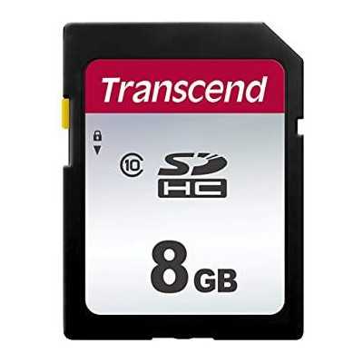 MEMORY SDHC 8GB C10/TS8GSDC300S TRANSCEND