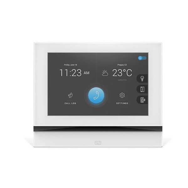 ANSWERING UNIT INDOOR VIEW/TOUCH WHITE 91378601WH 2N