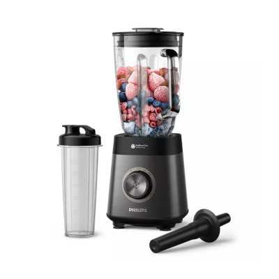 Philips Blender | HR3041/00 | Tabletop | 1200 W | Jar material Glass | Jar capacity 1.5 L | Ice crushing | Black