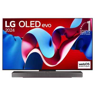 TV Set|LG|55"|OLED/4K/Smart|3840x2160|Wireless LAN|Bluetooth|webOS|Black|OLED55C41LA