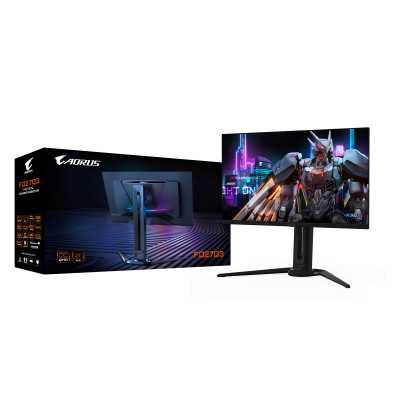 Gigabyte | Aorus Monitor | FO27Q3 EK1 | 27 " | OLED | QHD | 16:9 | 360 Hz | 0.03 ms | 2560 x 1440 pixels | 250 cd/m | HDMI ports