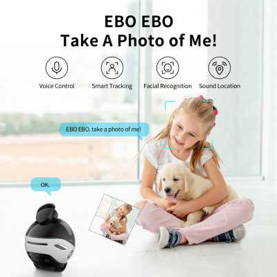 Family Robot IP Camera | EBO X | 8 MP | 1.8 | H265 | Micro SD, Max. 256GB