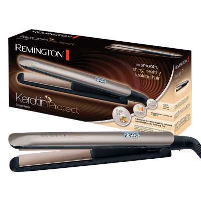 Remington | Keratin Protect Hair Straightener | S8540 | Ceramic heating system | Display LCD | Temperature (max) 230 C | Bronze/