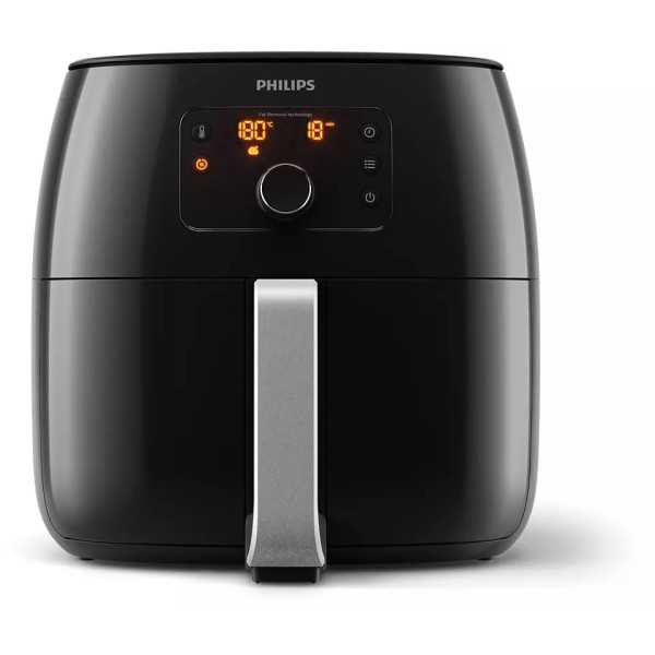 Philips | Airfryer XXL Premium | HD9650/90 | Galia 2225 W | Talpa 7,3 L | Rapid Air technologija | Juoda