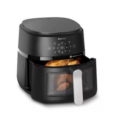 Philips NA231/00 Airfryer, 1700 W, Pan volume 6.2 L, Black, Silver | Philips Airfryer | NA231/00 | Power 1700 W | Capacity 6.2 L