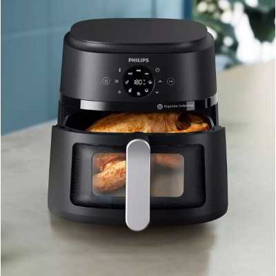 Philips NA231/00 Airfryer, 1700 W, Pan volume 6.2 L, Black, Silver | Philips Airfryer | NA231/00 | Power 1700 W | Capacity 6.2 L