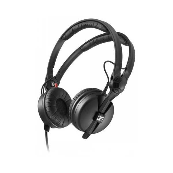 SENNHEISER HD 25, DYNAMIC HEADPHONES, 70 ?, CLOSED, SUPRA-AURAL, ADJUSTABLE HEADBAND, STEEL CORE CABLE, SINGLE-SIDED, 1.5M LONG,