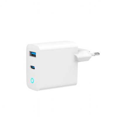 CHARGER USB 65W 2PORT/TA-UC-PDQC65L-W-01 GEMBIRD