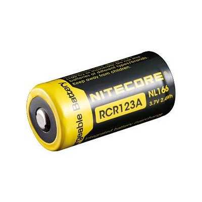 BATTERY RECH. 650MAH 3.7V/RCR123 NL166 NITECORE