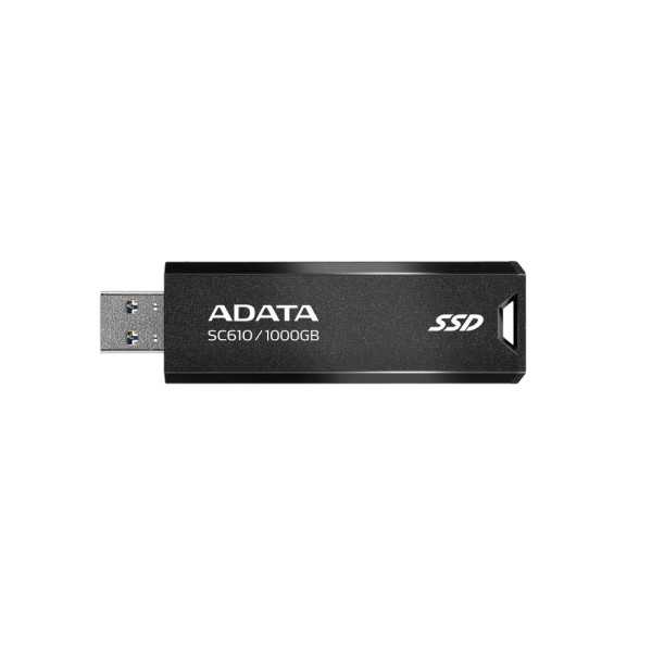 Išorinis SSD| ADATA |SC610|1TB|USB 3.2|Rašymo greitis 500 MB/s.|Nuskaitymo greitis 550 MB/sek|SC610-1000G-CBK/RD