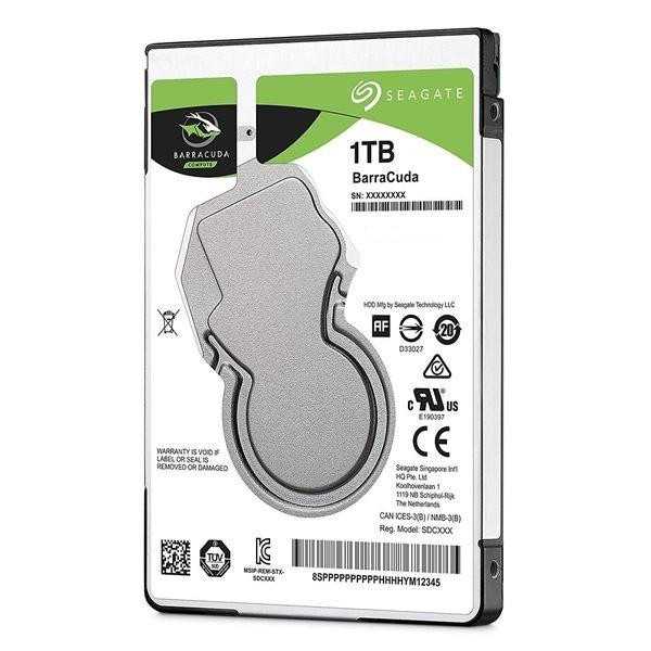 HDD | SEAGATE | Barracuda Pro | 1 TB | SATA 3,0 | 128 MB | 7200 aps./min. | Diskai / galvutės 1/2 | 2,5 colio | Storis 7 mm | ST