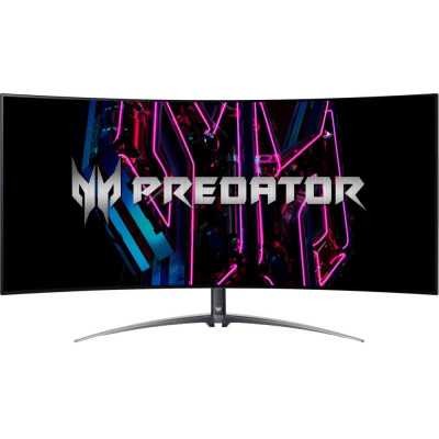 LCD Monitor|ACER|X45BMIIPHUZX|44.5"|Gaming/Curved/21 : 9|Panel OLED|3440x1440|21:9|240 Hz|Matte|0.1 ms|Speakers|Swivel|Tilt|Colo