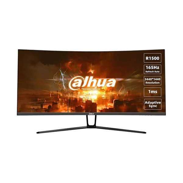 LCD monitorius| DAHUA |DHI-LM34-E330C|34"|Žaidimai/Curved/21 : 9|Skydas VA|3440x1440|21:9|165Hz|1 ms|Pakreiptas|Spalva Juoda|LM3