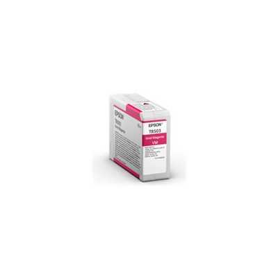 Epson T85030N Singlepack ink, Vivid Magenta | Epson Epson | T8503 | Epson T8503 - vivid magenta - original - ink cartridge | Ink