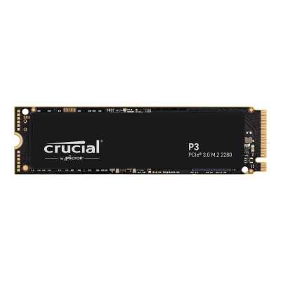 Crucial | SSD | P3 Plus | 500 GB | SSD form factor M.2 2280 | SSD interface PCIe NVMe Gen 3 | Read speed 3500 MB/s | Write speed