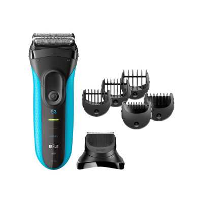 Braun | Shaver with trimmer | Series 3 Shave&Style 3010BT | Operating time (max) 45 min | Wet & Dry | NiMH | Black/Blue