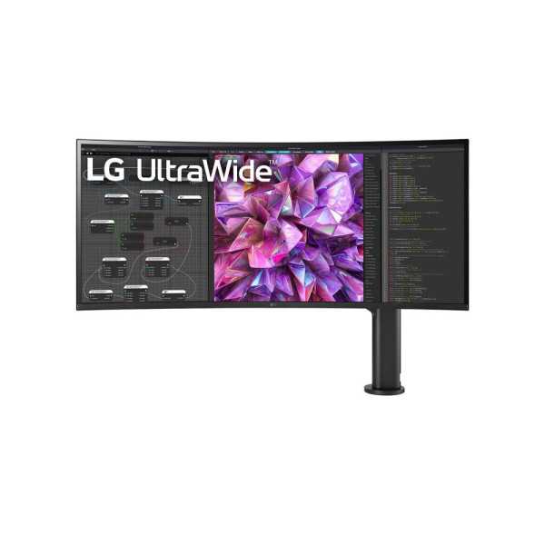 LCD monitorius| LG |38WQ88C-W|38"|Išlenktas/21 : 9|Skydas IPS|3840x1600|21:9|60Hz|Matinis|5 ms|Garsiakalbiai|Pasukamas|Reguliuoj