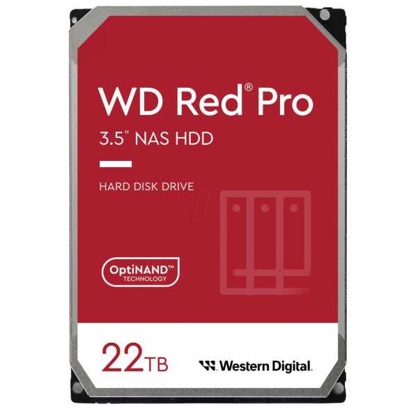 HDD|WESTERN DIGITAL|Red Pro|22TB|SATA|512 MB|7200 aps./min.|3,5"|WD221KFGX