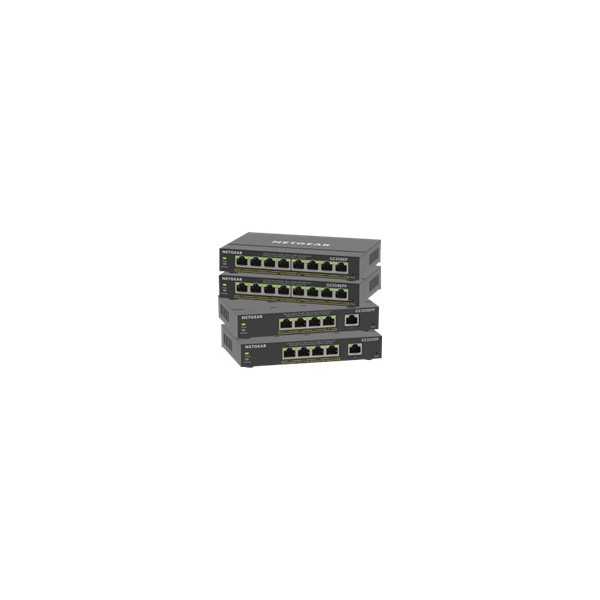 NETGEAR 8PT GE Plus jungiklis W/POE+