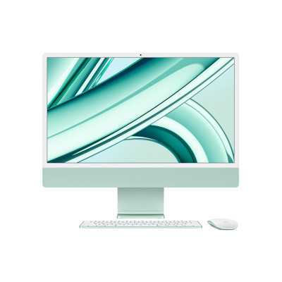 Apple iMac 24 4.5K Retina, Apple M3 8C CPU, 10C GPU/8GB/512GB SSD/Green/INT | Apple