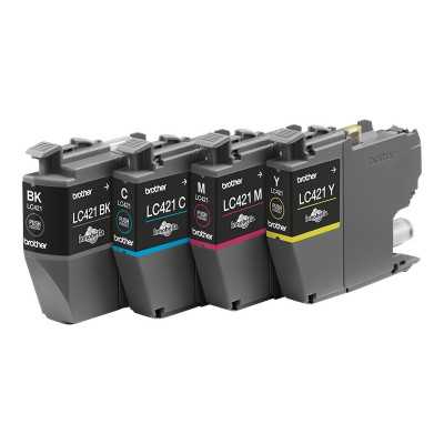 Brother LC421VALDR | Ink Cartridges | Black, cyan, magenta, yellow