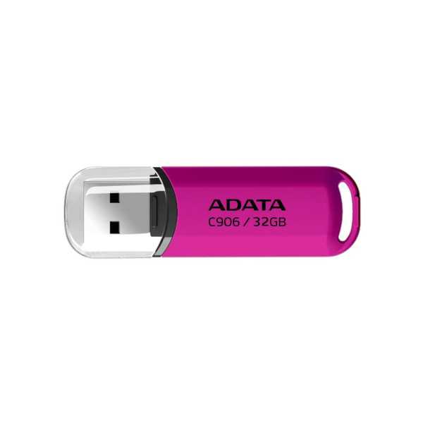 MEMORY DRIVE FLASH USB2 32GB / PINK AC906-32G-RPP ADATA