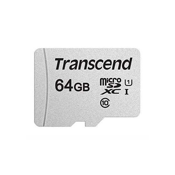 MEMORY MICRO SDXC 64GB/C10 TS64GUSD300S TRANSCEND