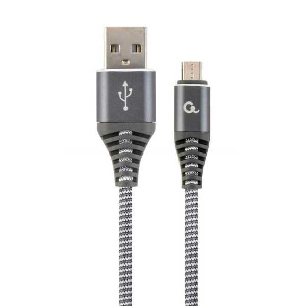 USB2 KABELIS PRIE MICRO-USB 1M/CC-USB2B-AMMBM-1M-WB2 GEMBIRD