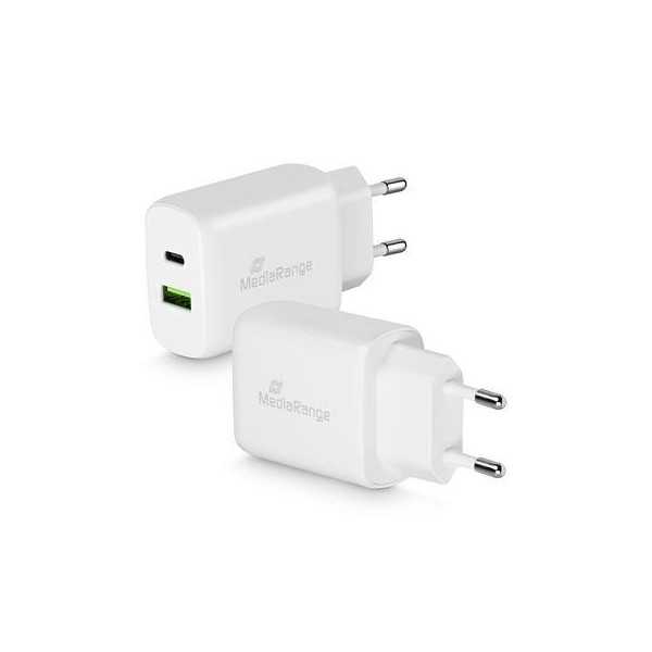 MAITINIMO ADAPTERIS USB/USB-C 25W/FAST MRMA112 MEDIARANGE